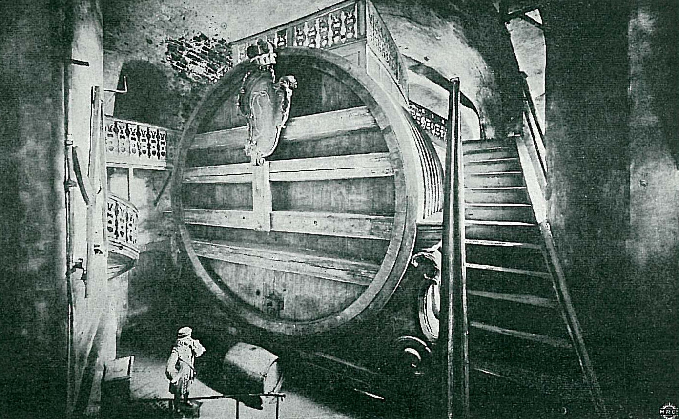 Das grosse Fass, Foto 1896#Immanuel Giel, Gemeinfrei, https://commons.wikimedia.org/w/index.php?curid=2389806